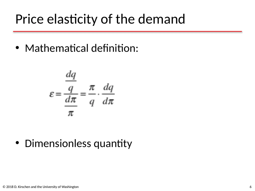 Basic Concepts from Economics © 2018 D. Kirschen - slide 6 of 92