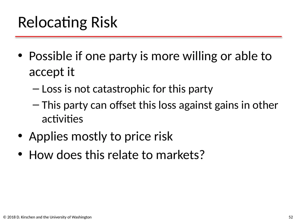 Basic Concepts from Economics © 2018 D. Kirschen - slide 52 of 92