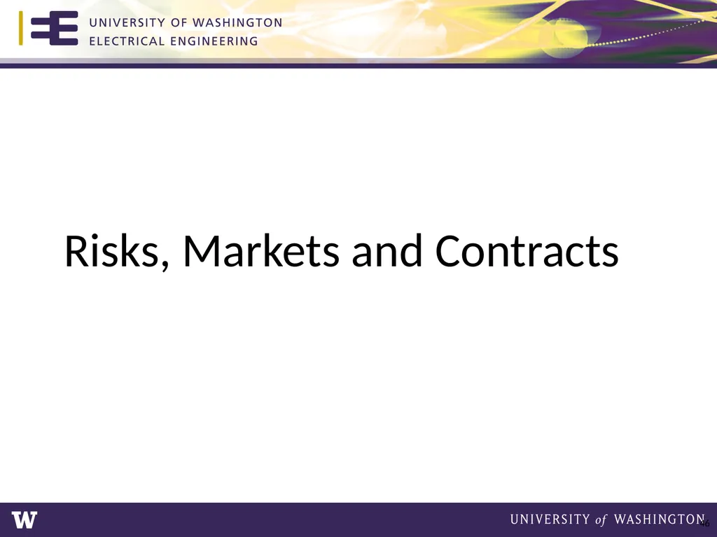 Basic Concepts from Economics © 2018 D. Kirschen - slide 46 of 92