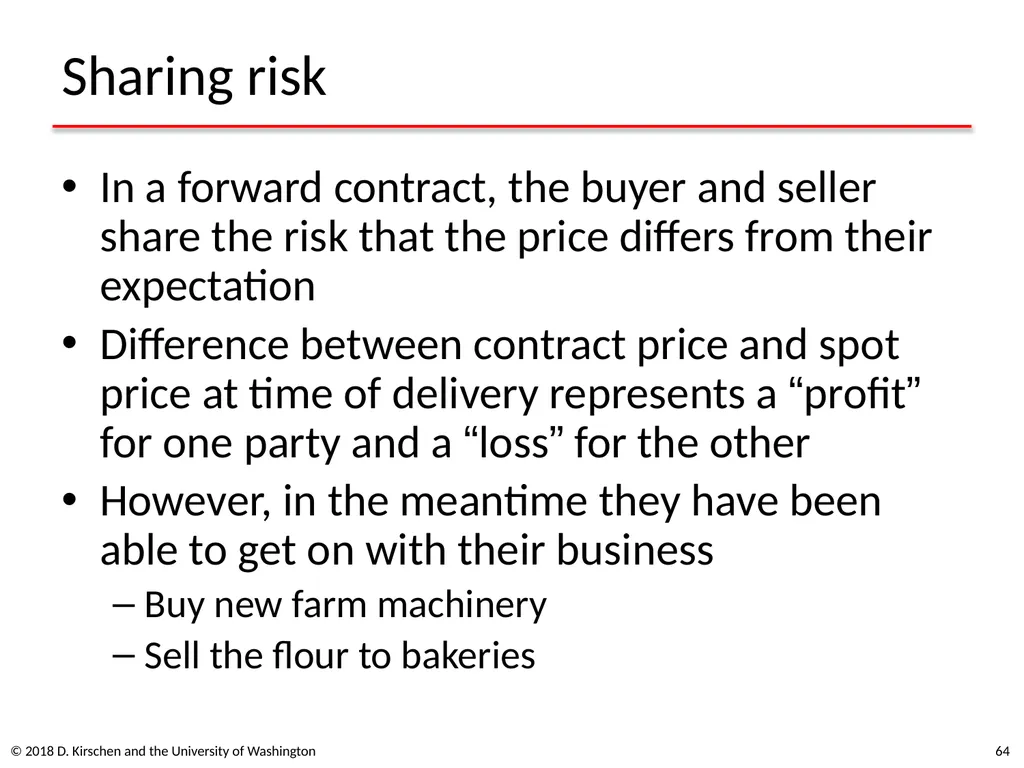 Basic Concepts from Economics © 2018 D. Kirschen - slide 64 of 92