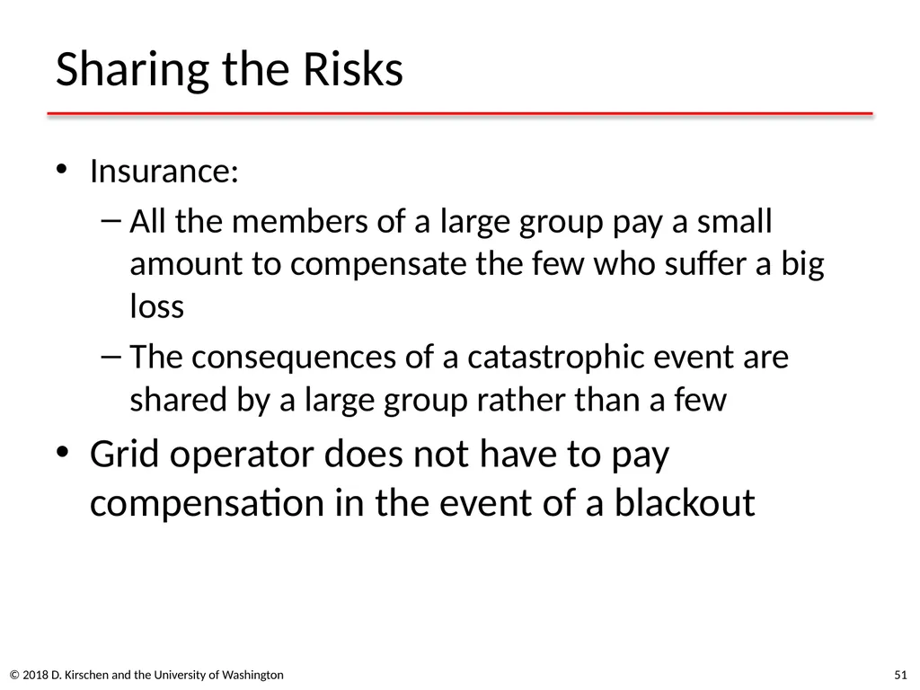 Basic Concepts from Economics © 2018 D. Kirschen - slide 51 of 92