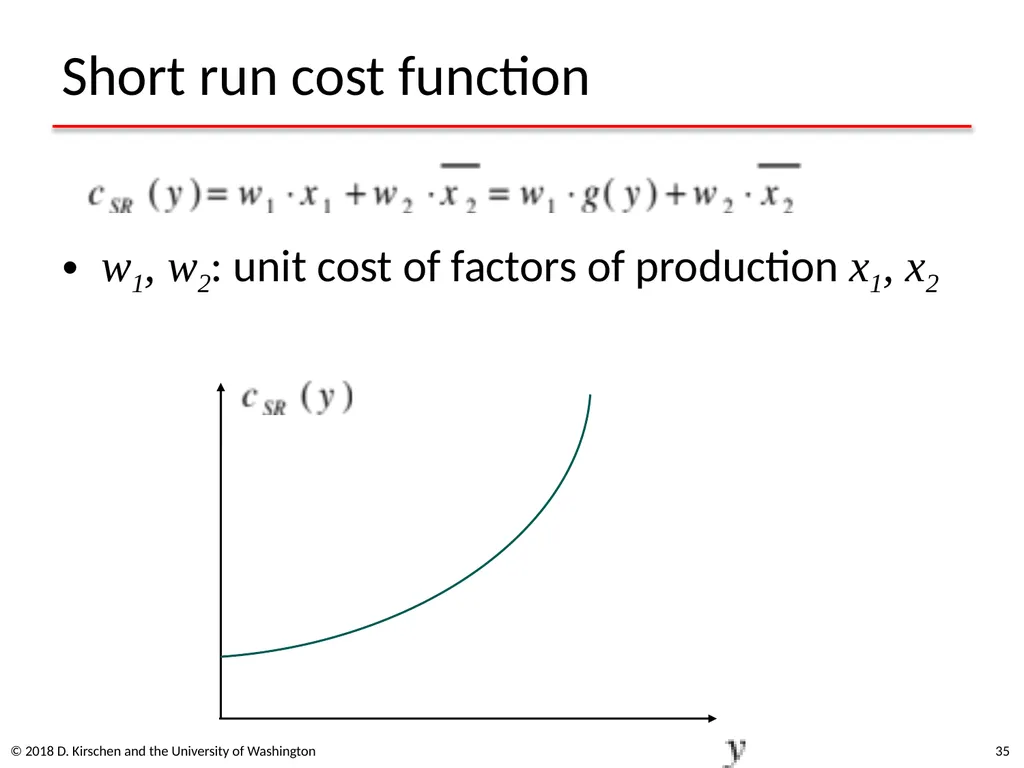 Basic Concepts from Economics © 2018 D. Kirschen - slide 35 of 92