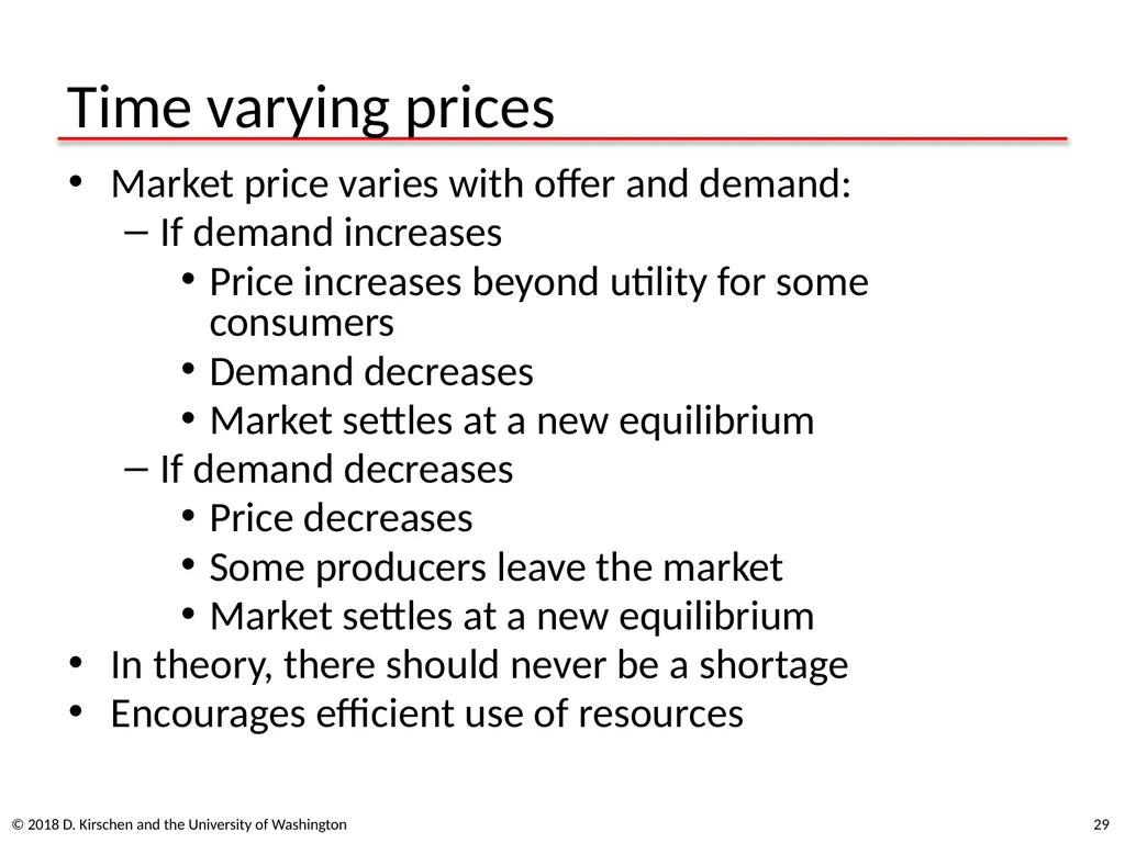 Basic Concepts from Economics © 2018 D. Kirschen - slide 29 of 92