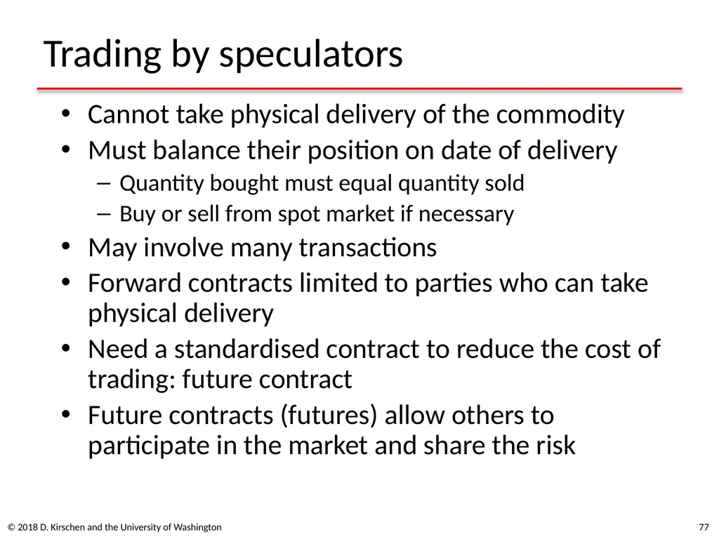 Basic Concepts from Economics © 2018 D. Kirschen - slide 77 of 92