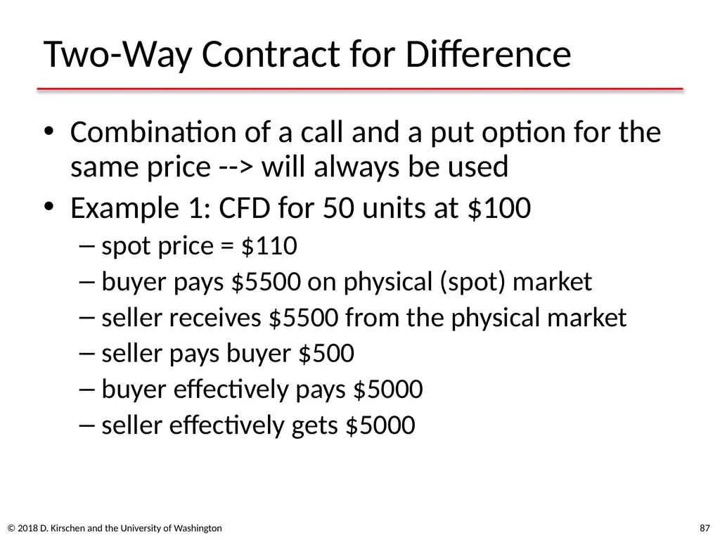 Basic Concepts from Economics © 2018 D. Kirschen - slide 87 of 92