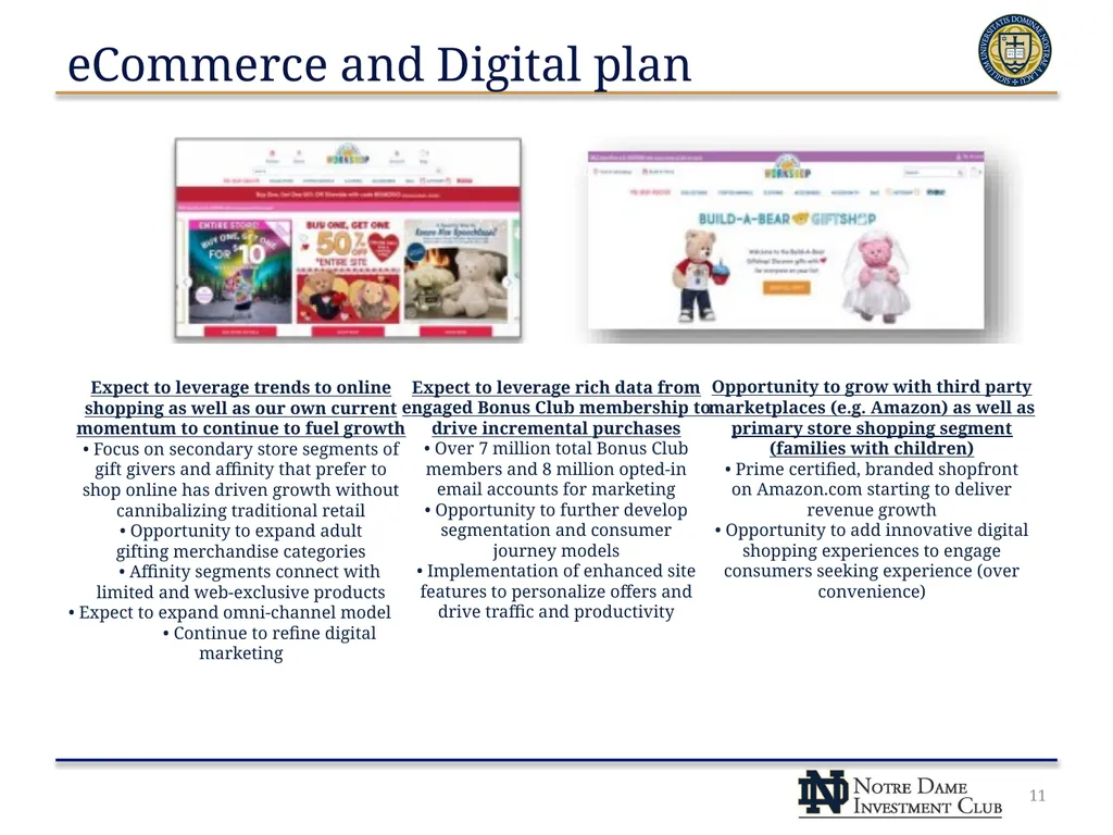 Build A Bear Workshop, Inc. (NYSE: BBW) NDIC – - slide 11 of 23