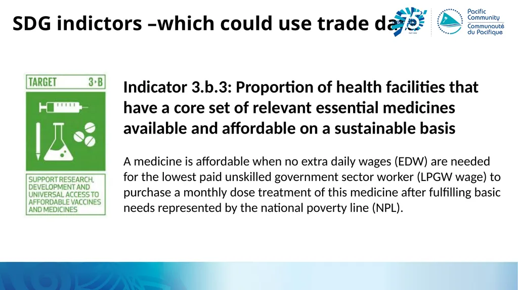 Trade and the SDGs Alison, SDD for IMTS Workshop, - slide 21 of 25