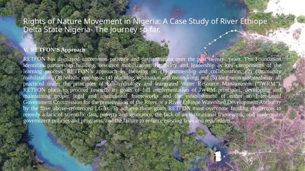 Rights of Nature Movement in Nigeria: A Case Study - slide 5 of 14