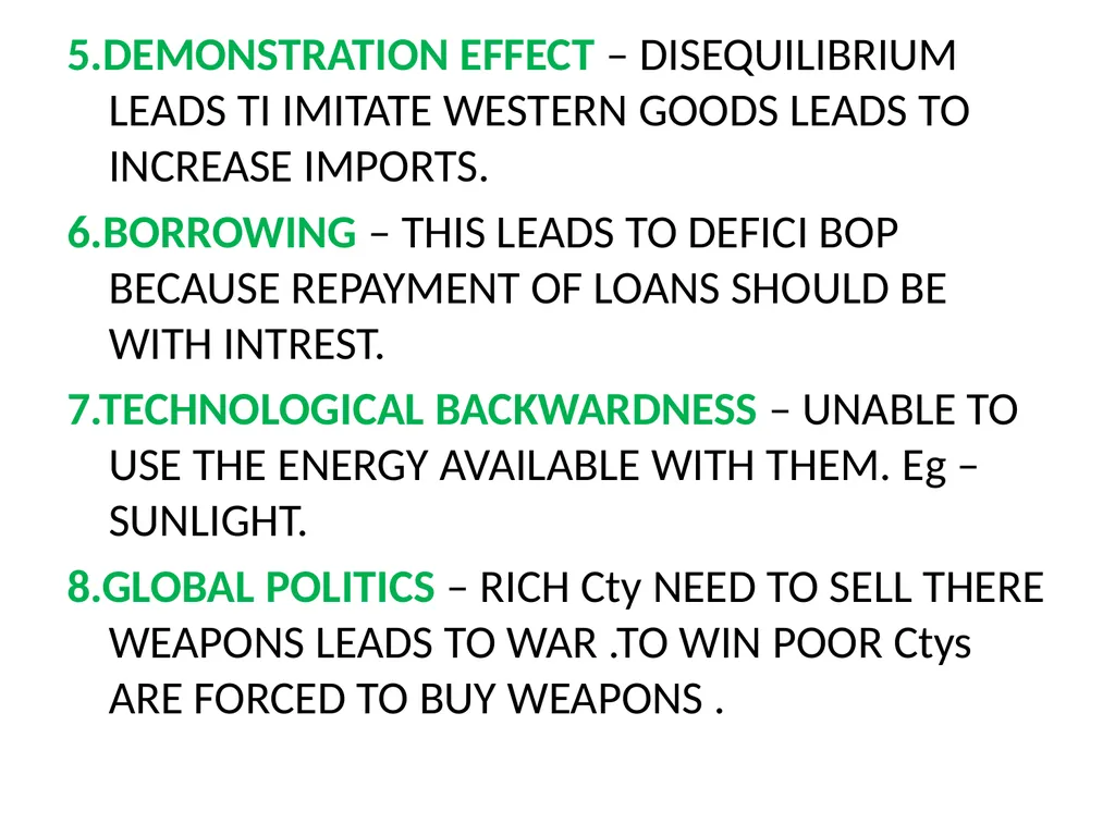 LESSON – 7 INTERNATIONAL ECONOMICS - slide 34 of 49