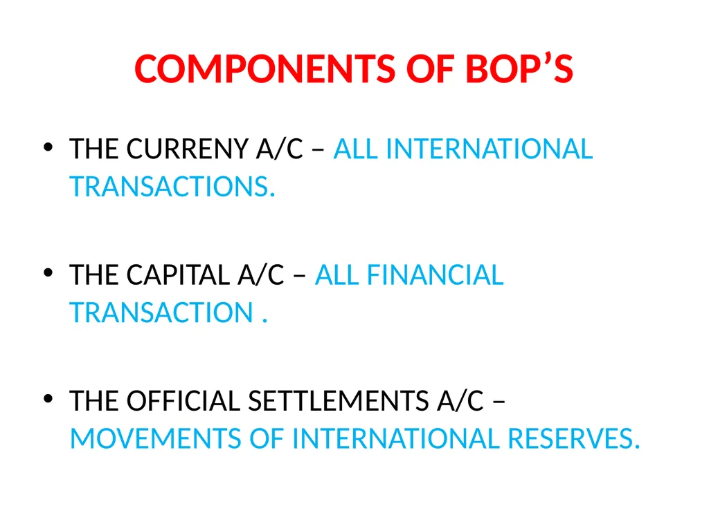 LESSON – 7 INTERNATIONAL ECONOMICS - slide 30 of 49