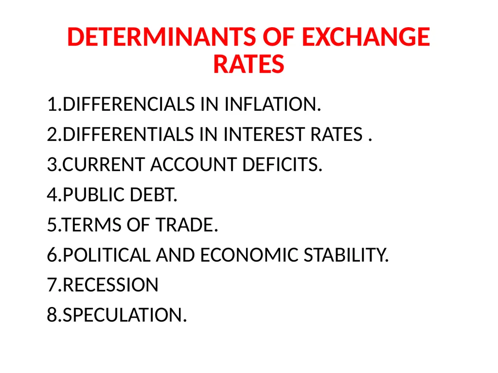 LESSON – 7 INTERNATIONAL ECONOMICS - slide 43 of 49
