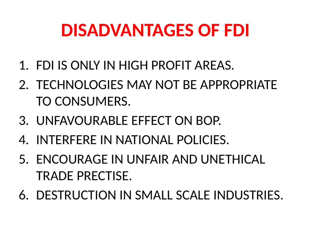 LESSON – 7 INTERNATIONAL ECONOMICS - slide 47 of 49
