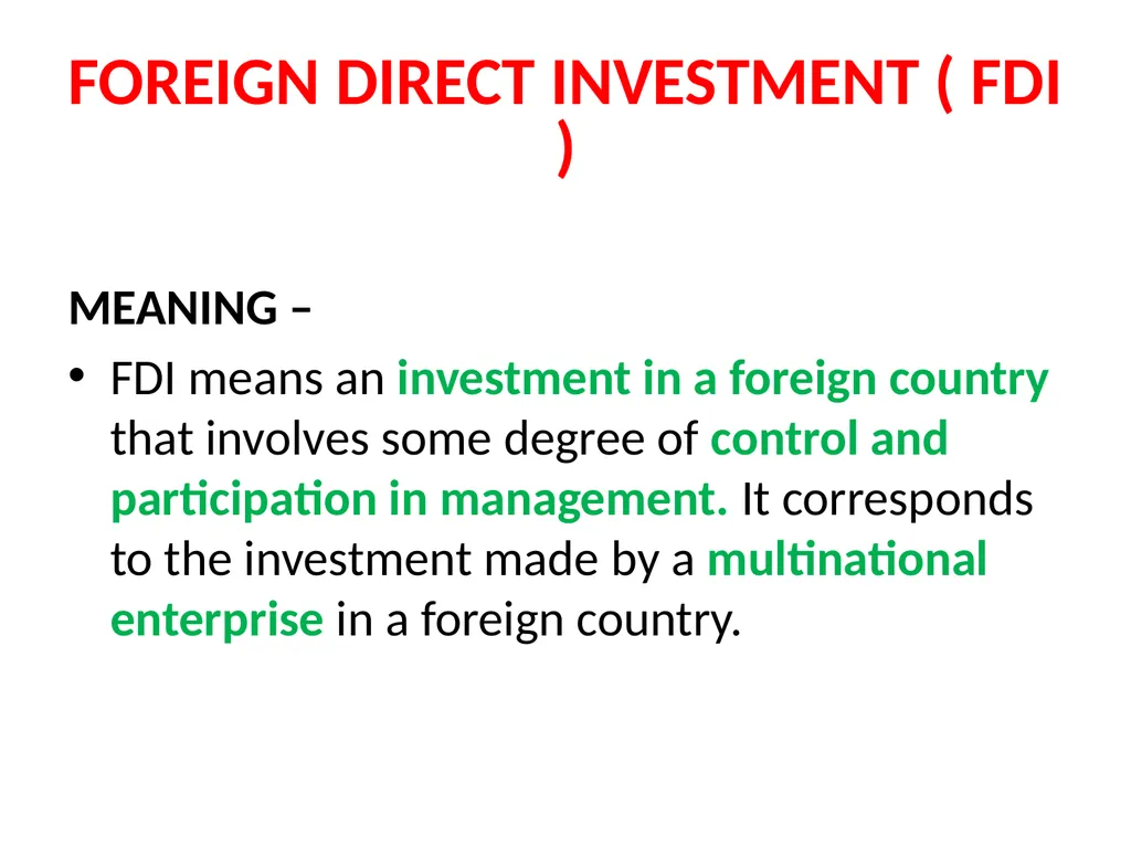 LESSON – 7 INTERNATIONAL ECONOMICS - slide 44 of 49