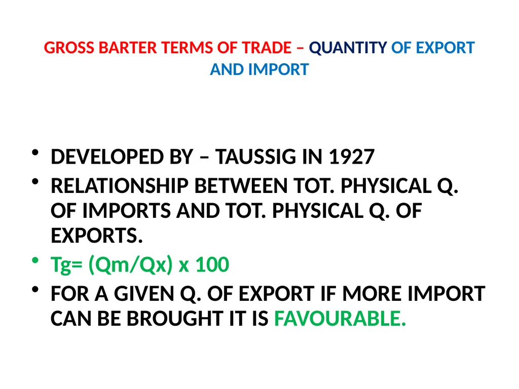 LESSON – 7 INTERNATIONAL ECONOMICS - slide 26 of 49