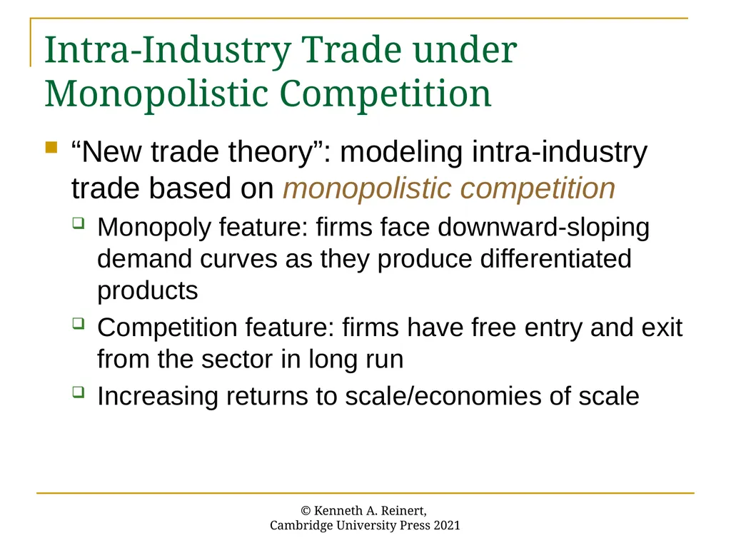 Chapter 5: Intra-Industry Trade An Introduction to - slide 6 of 17