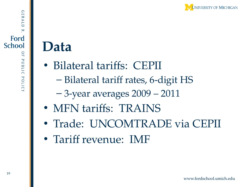 Exempted Sectors in Free Trade Agreements Alan V. - slide 19 of 29