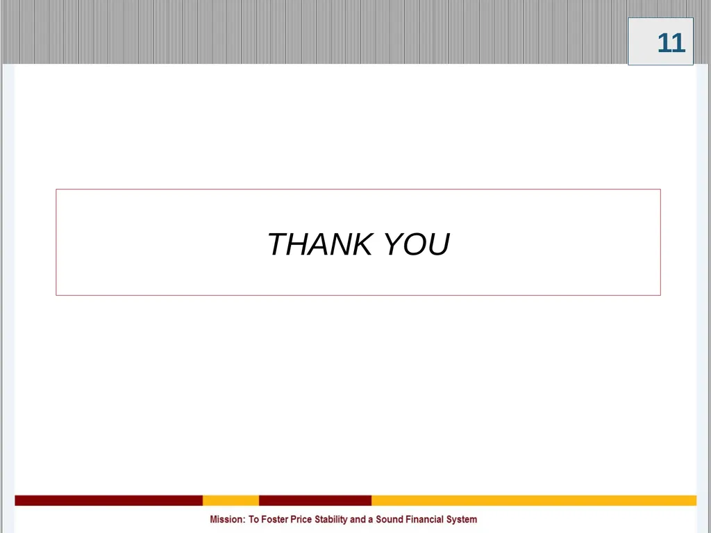 Policy Instruments to Manage Global Shocks - slide 11 of 11