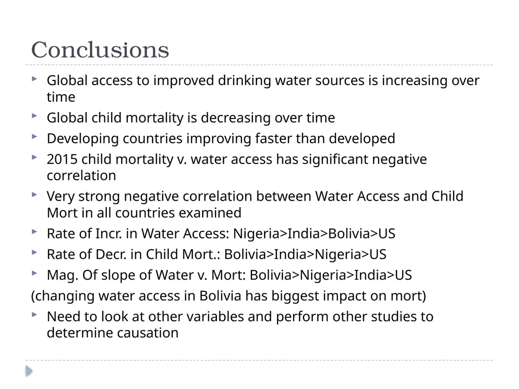 Global Access to Improved Drinking Water and - slide 14 of 16