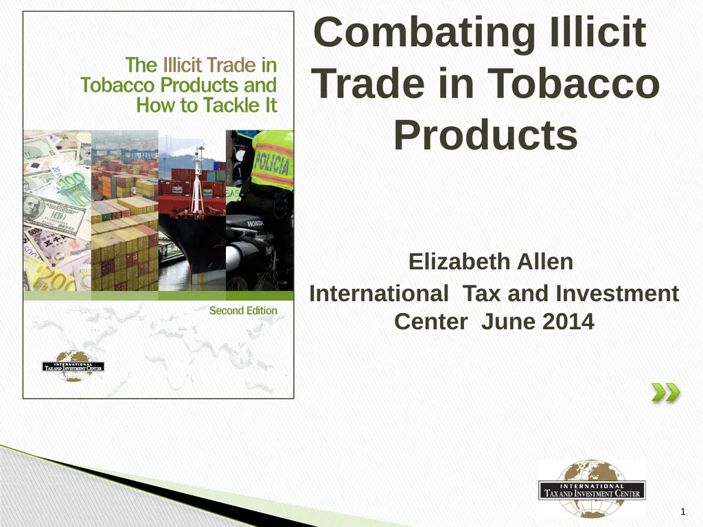 Elizabeth Allen International Tax and Investment - slide 1 of 26