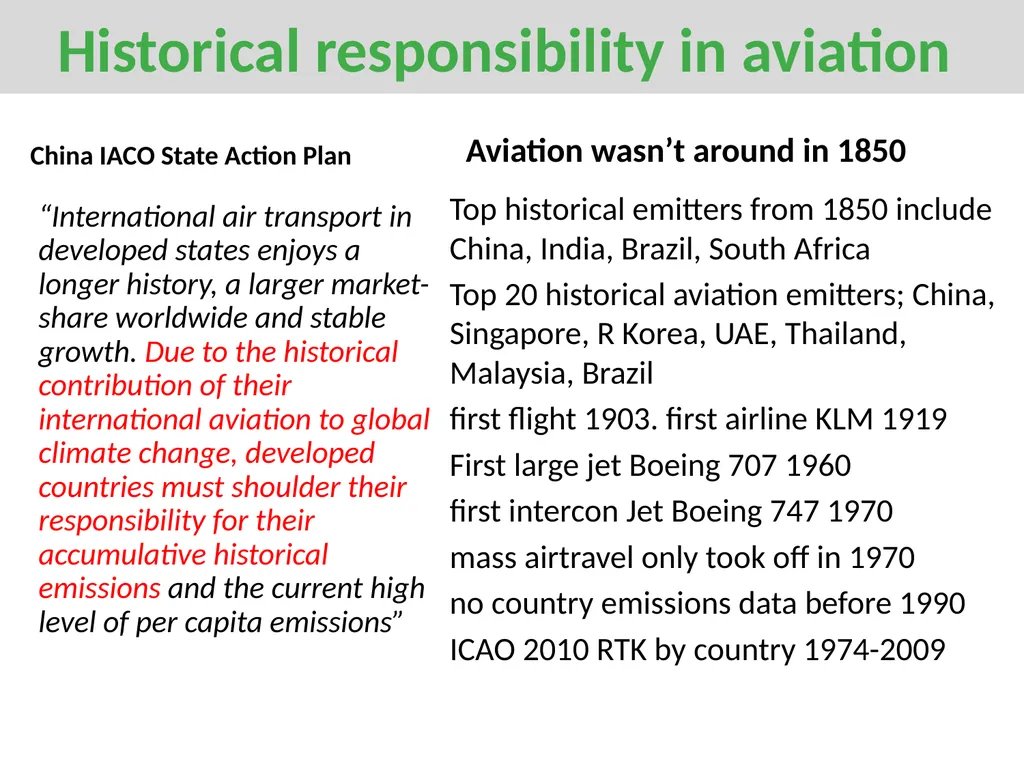 Mitigating emissions from International Aviation - slide 16 of 23