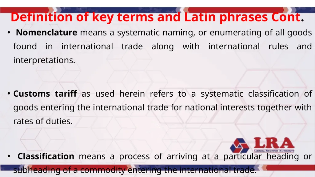 MODULE VI CUSTOMS BROKERS LICENSING TRAINING - slide 12 of 39