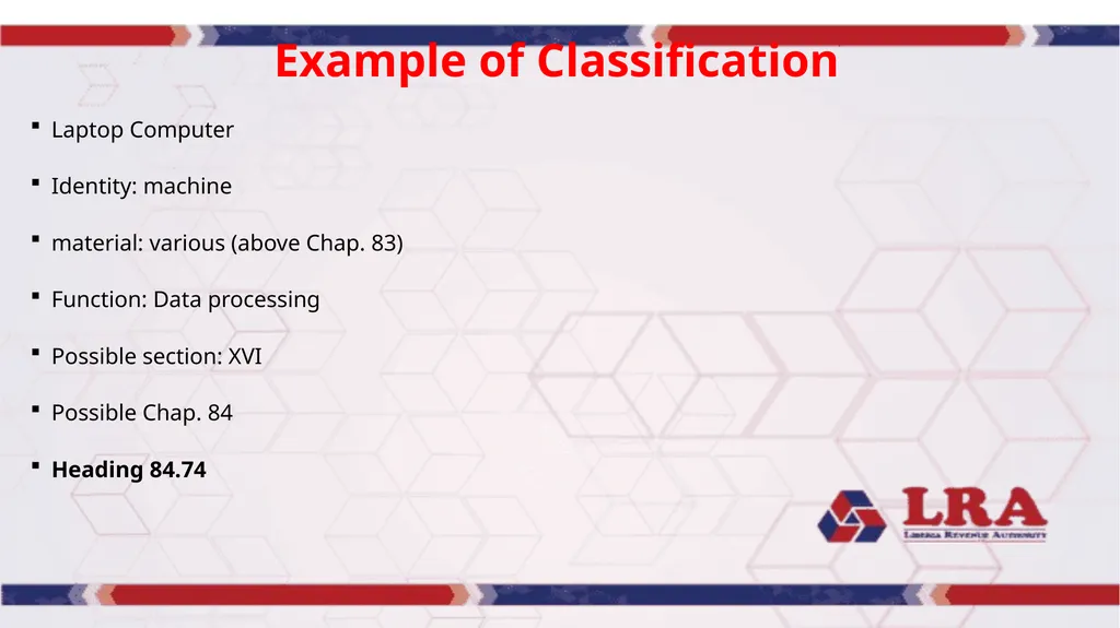 MODULE VI CUSTOMS BROKERS LICENSING TRAINING - slide 35 of 39