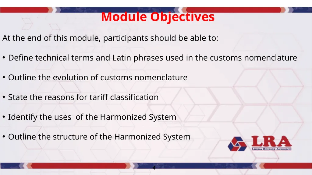 MODULE VI CUSTOMS BROKERS LICENSING TRAINING - slide 6 of 39