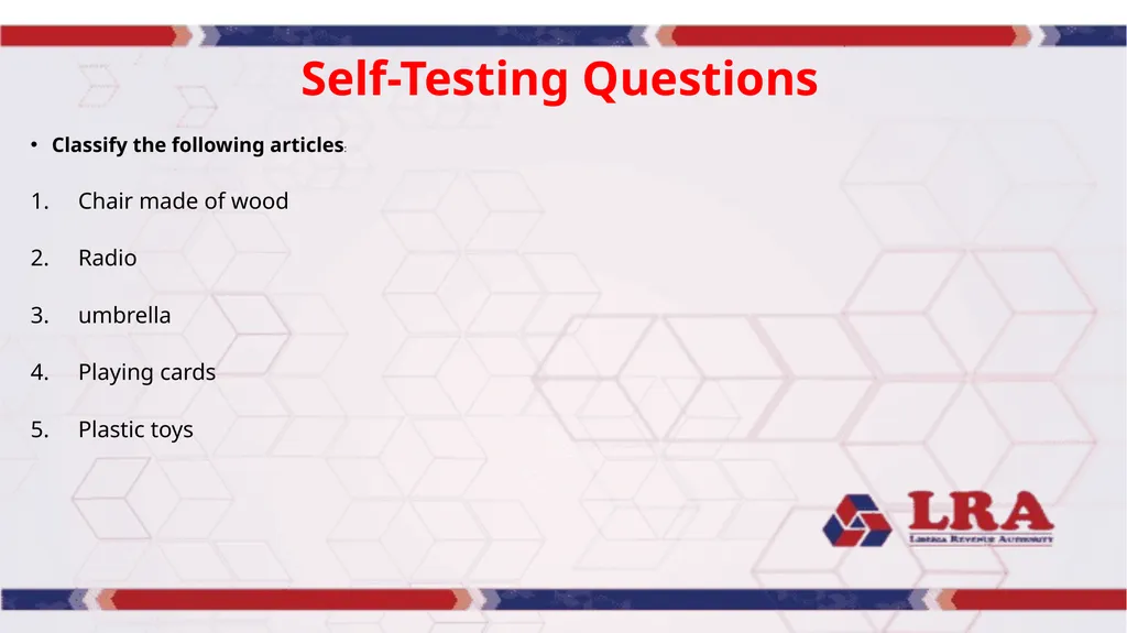MODULE VI CUSTOMS BROKERS LICENSING TRAINING - slide 37 of 39