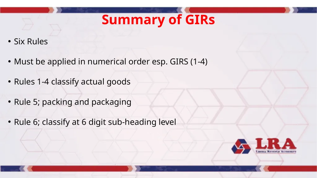 MODULE VI CUSTOMS BROKERS LICENSING TRAINING - slide 31 of 39