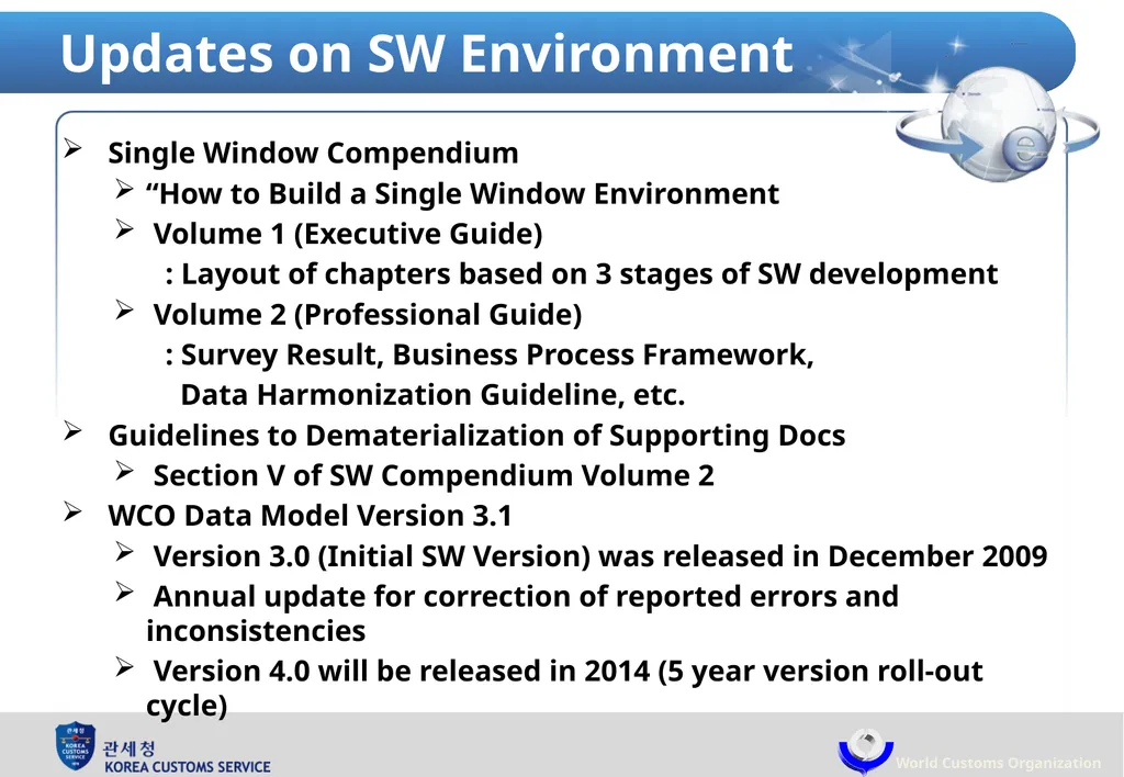 Single Window : Korea Customs Service & World - slide 5 of 18
