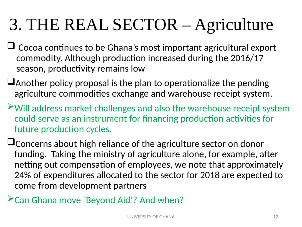 ICAG REVIEW OF THE 2018 NATIONAL BUDGET BY PROF. - slide 12 of 41
