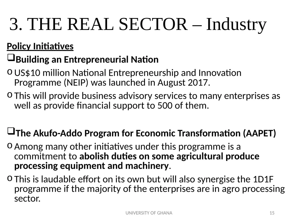 ICAG REVIEW OF THE 2018 NATIONAL BUDGET BY PROF. - slide 15 of 41