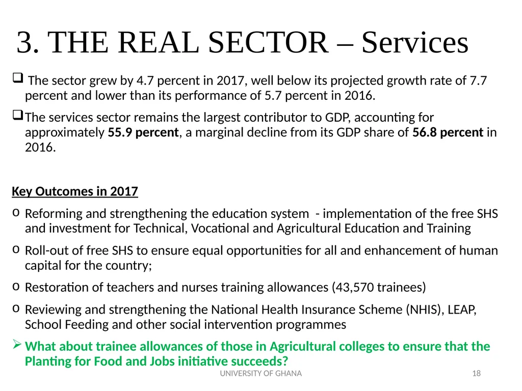 ICAG REVIEW OF THE 2018 NATIONAL BUDGET BY PROF. - slide 18 of 41