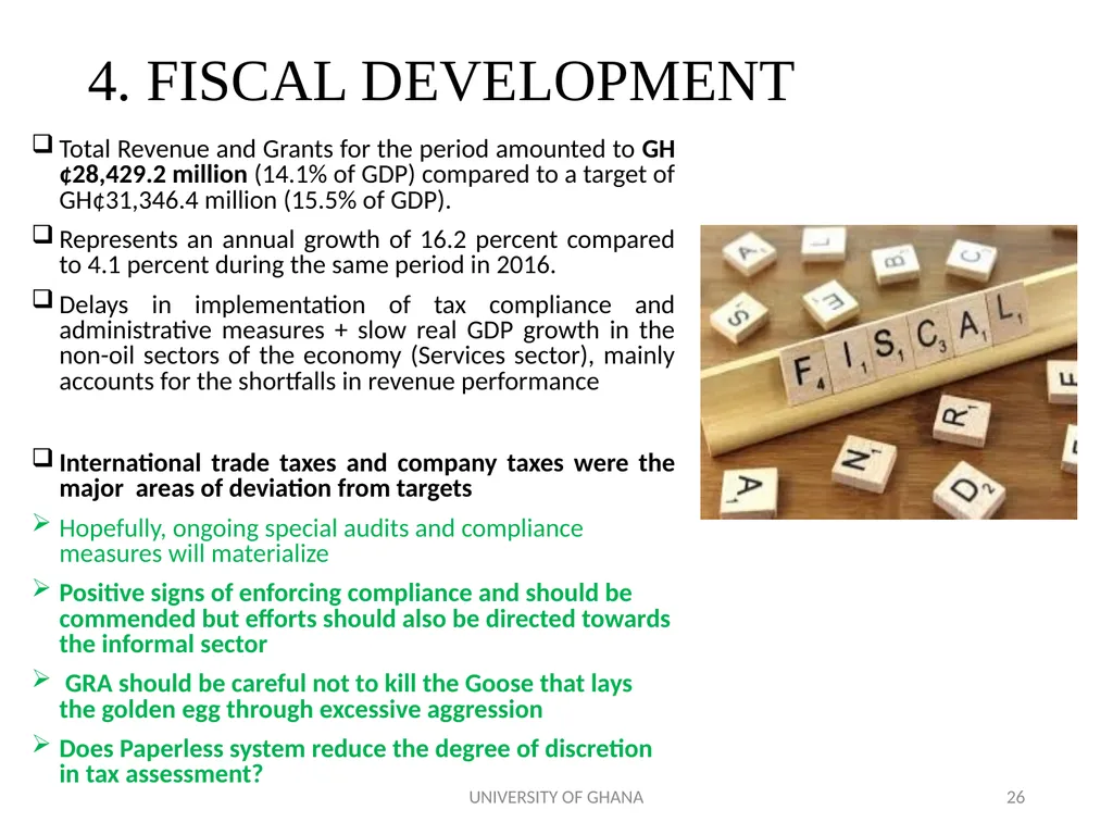 ICAG REVIEW OF THE 2018 NATIONAL BUDGET BY PROF. - slide 26 of 41