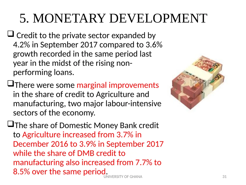 ICAG REVIEW OF THE 2018 NATIONAL BUDGET BY PROF. - slide 31 of 41