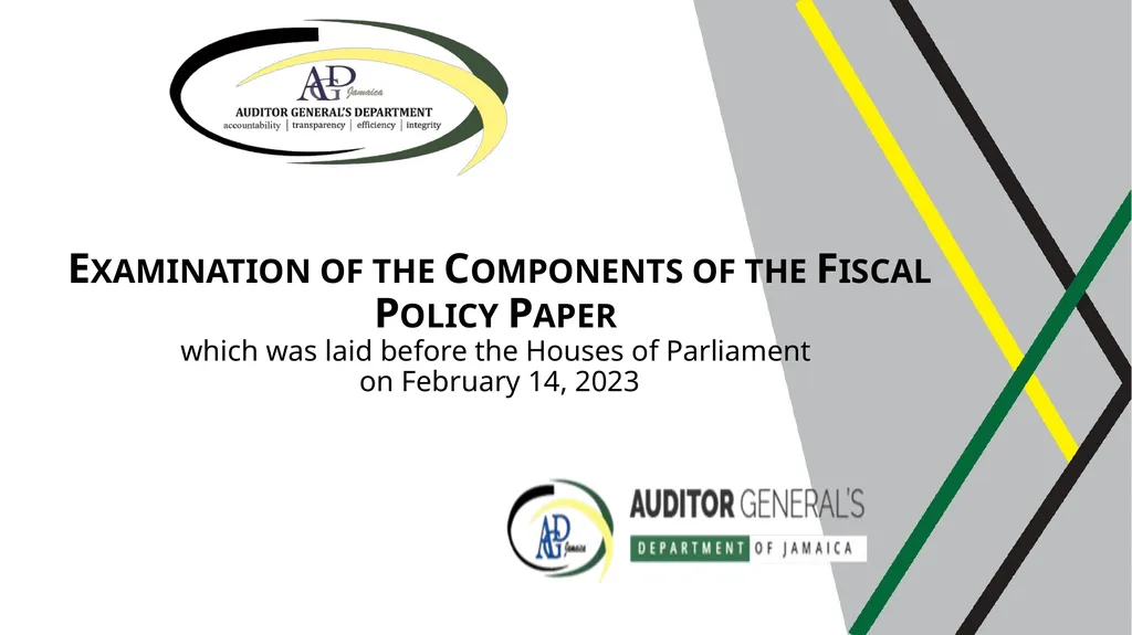 Examination of the Components of the Fiscal Policy