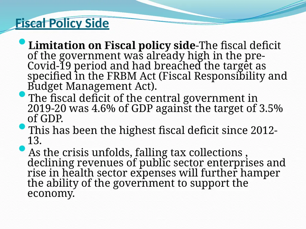 Covid-19: Impact on the Indian Economy S. Mahendra - slide 14 of 120