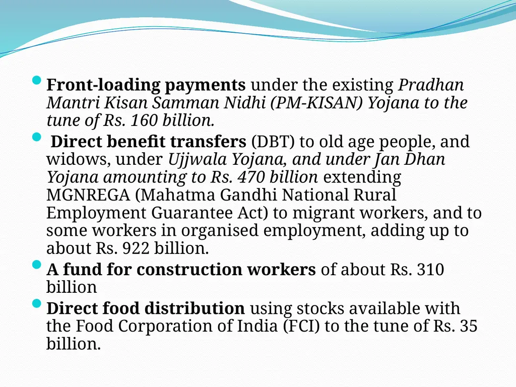 Covid-19: Impact on the Indian Economy S. Mahendra - slide 59 of 120