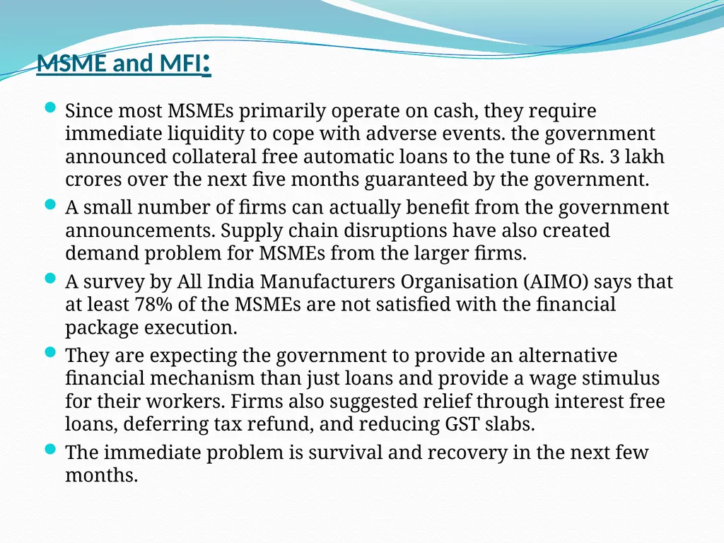 Covid-19: Impact on the Indian Economy S. Mahendra - slide 103 of 120