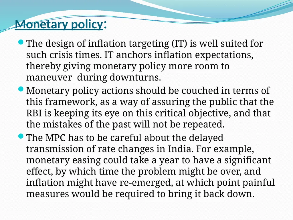 Covid-19: Impact on the Indian Economy S. Mahendra - slide 115 of 120