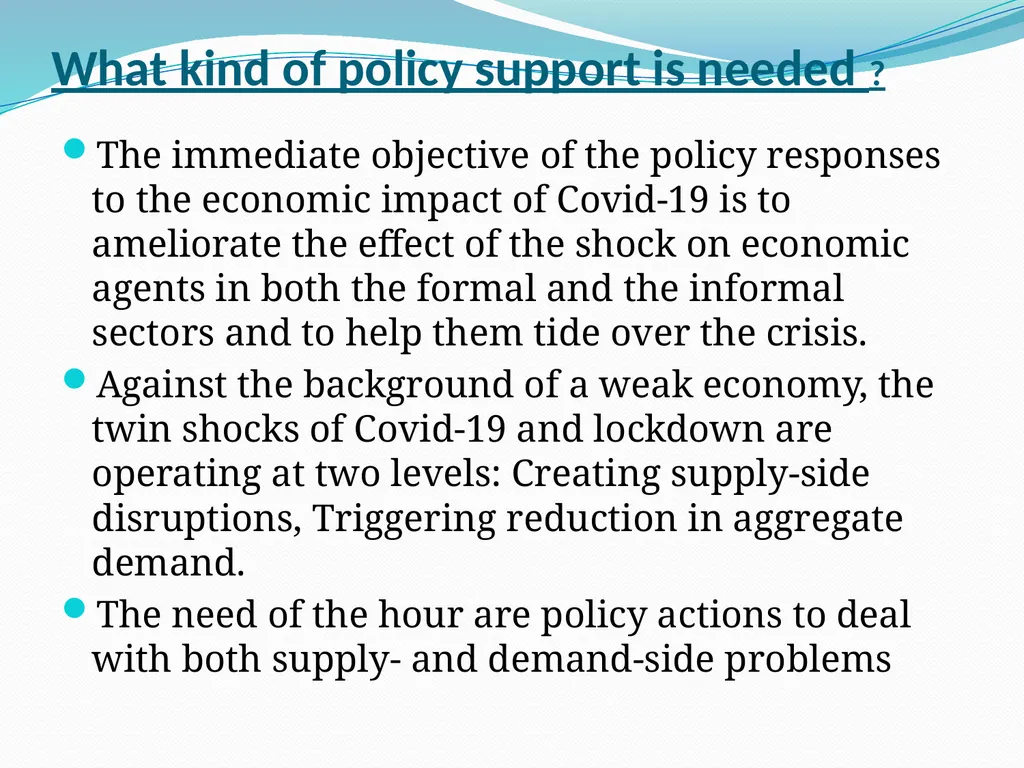 Covid-19: Impact on the Indian Economy S. Mahendra - slide 48 of 120