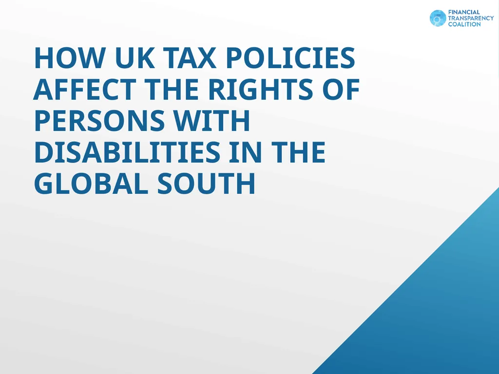 How UK tax policies affect the rights of persons