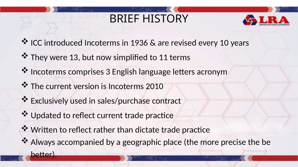 MODULE II: Presented By: LRA TRAINING TEAM - slide 11 of 66