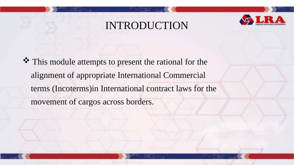MODULE II: Presented By: LRA TRAINING TEAM - slide 4 of 66