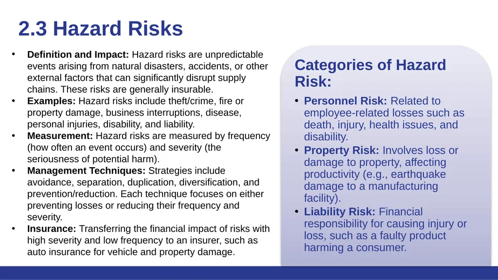 Risk Management - Supply Chain and Operations - slide 7 of 13