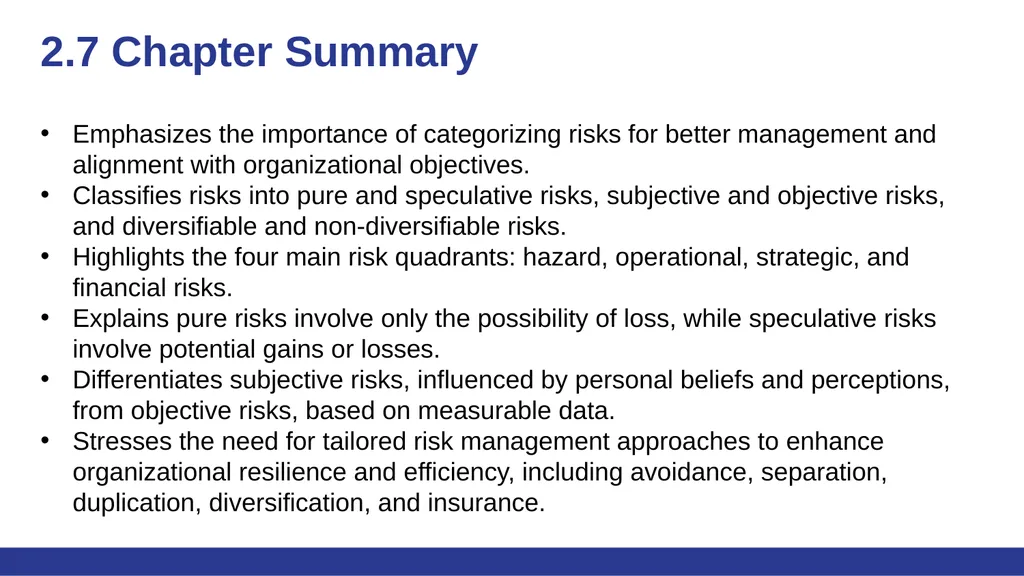 Risk Management - Supply Chain and Operations - slide 13 of 13