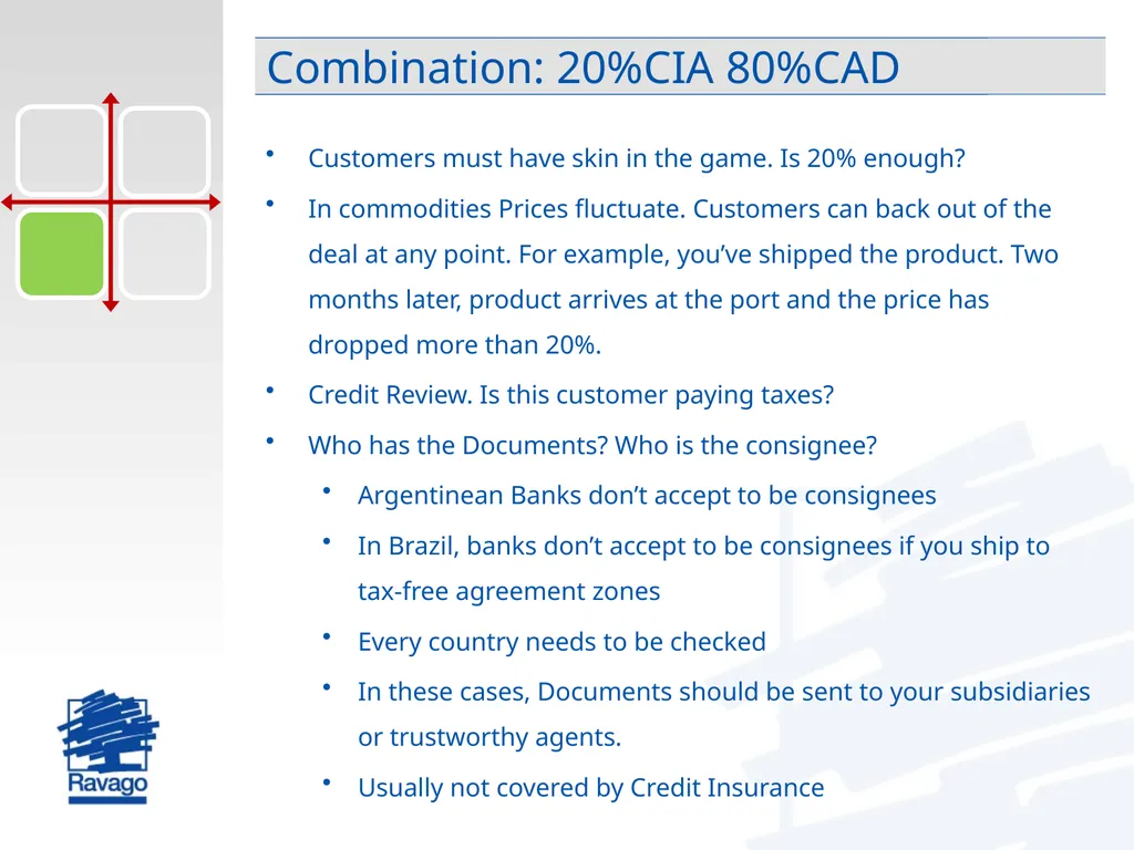 International Trade Risk Management Practical - slide 10 of 28