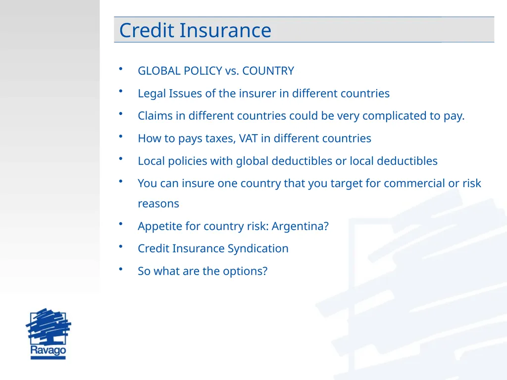 International Trade Risk Management Practical - slide 27 of 28