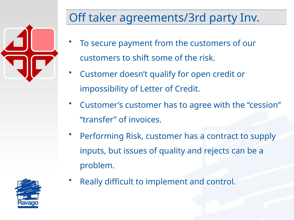 International Trade Risk Management Practical - slide 18 of 28