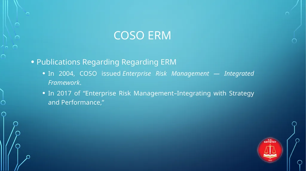 INTERNATIONAL STANDARDS FOR ENTERPRISE RISK - slide 29 of 46